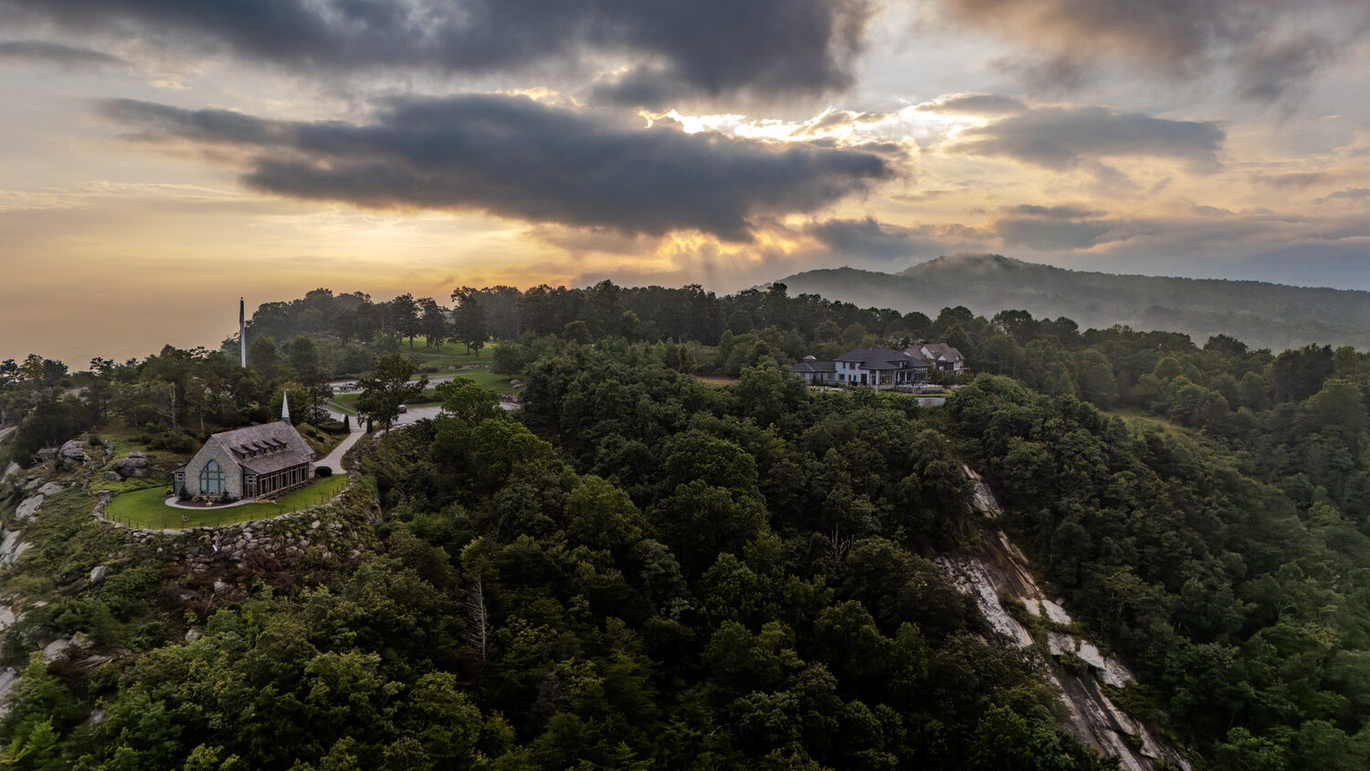 The chapel on Glassy Mountain at The Cliffs at Glassy