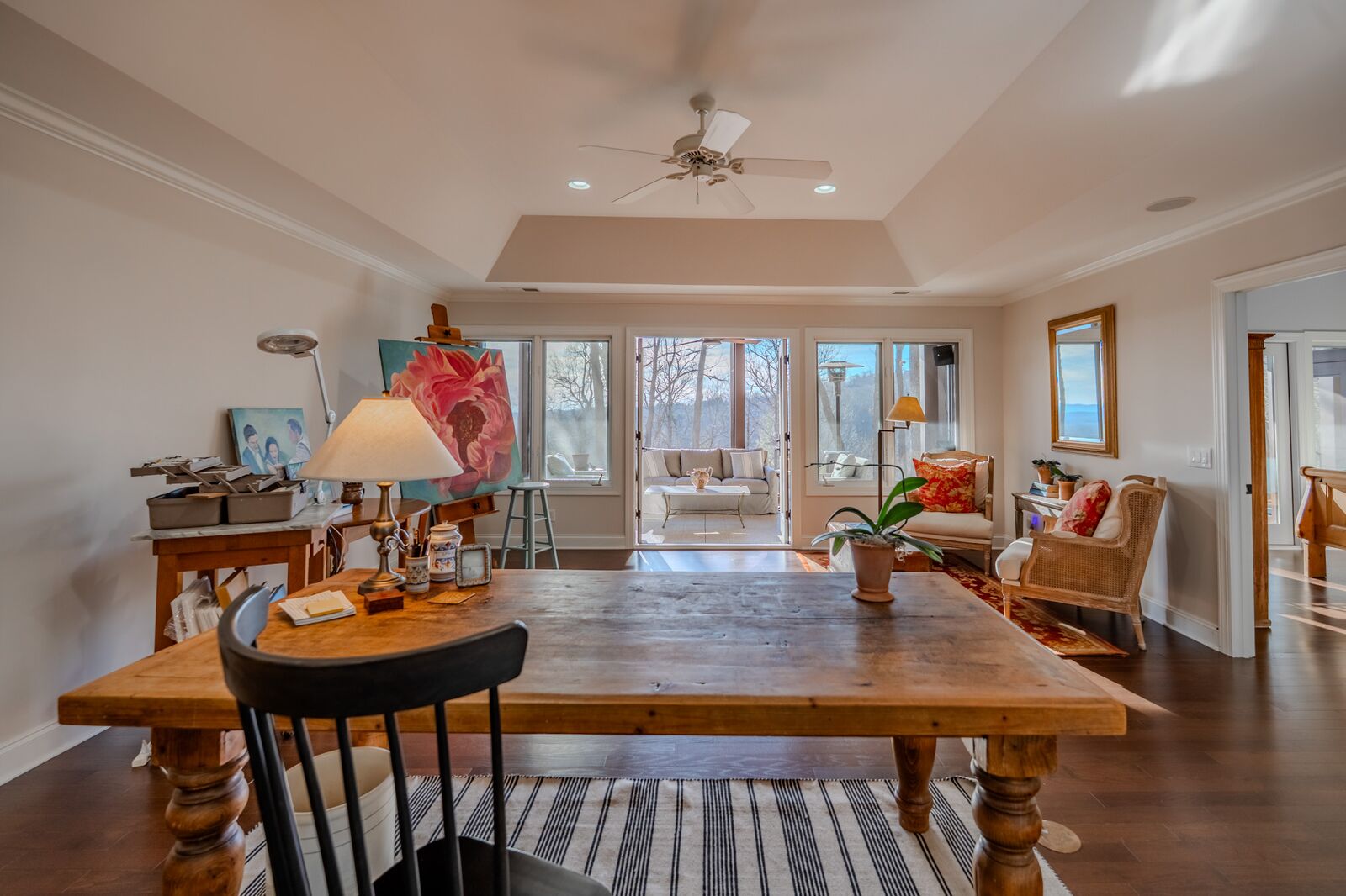 Terrace-level family room